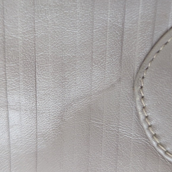 TANO GRAY 100% LEATHER HOBO CROSSBODY HANDBAG - Picture 9 of 10